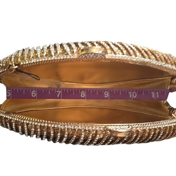 Evil Eye Rhinestone Bling Purse | Sparkly Structured Handbag NIB - Picture 12 of 12